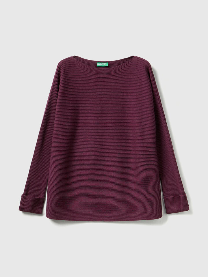 BOAT-NECK SWEAT.L/S Women image number 5